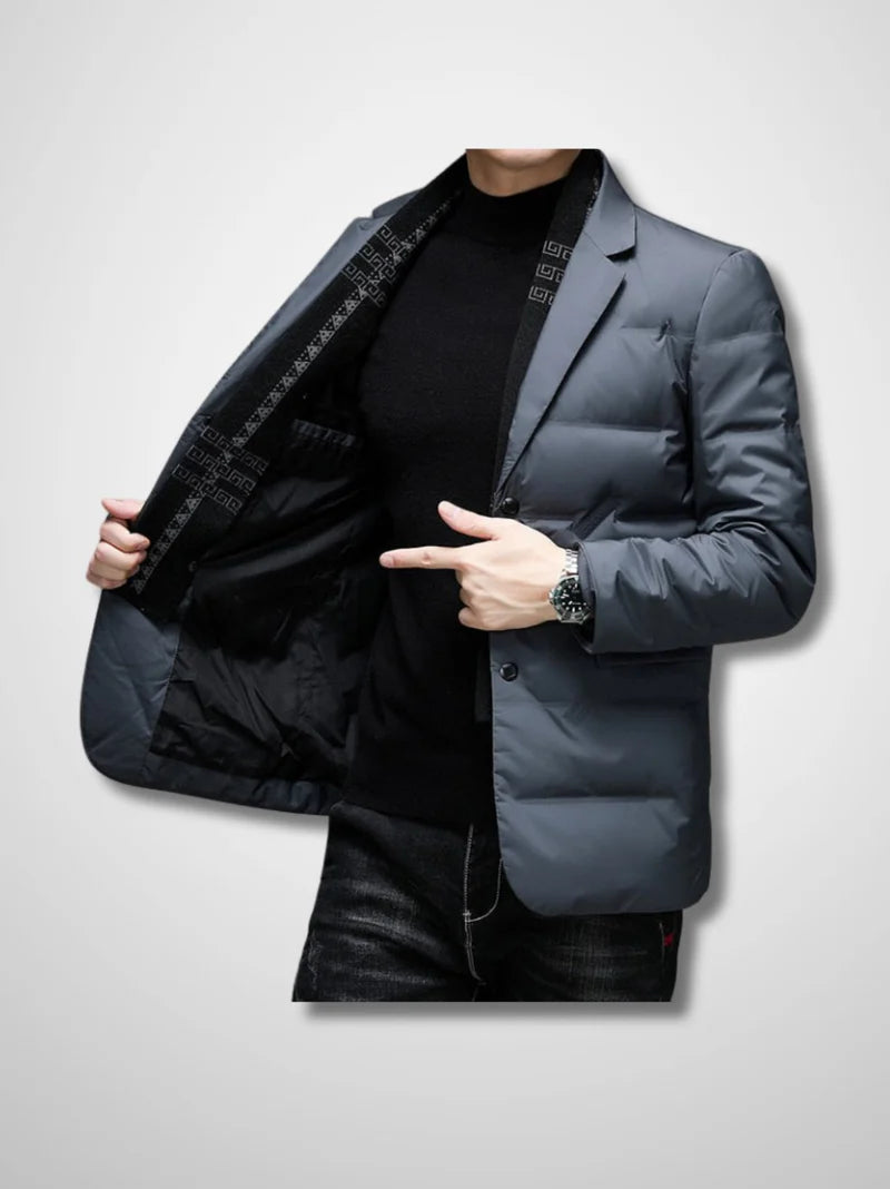 De Essential blazer met binnenvoering